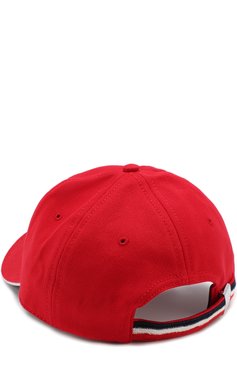 Мужской хлопковая бейсболка с логотипом бренда MONCLER красного цвета, арт. D1-091-00212-00-0212C | Фото 2 (Материал: Текстиль, Хлопок; Статус проверки: Проверено, Проверена категория)