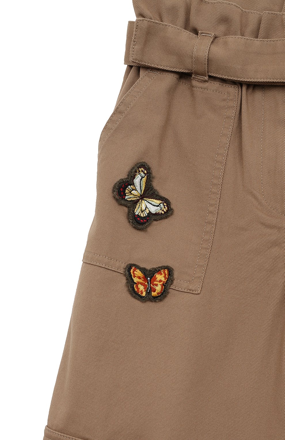 Хлопковые брюки Dolce & Gabbana L53P17/FUFJU/2-6 Фото 3