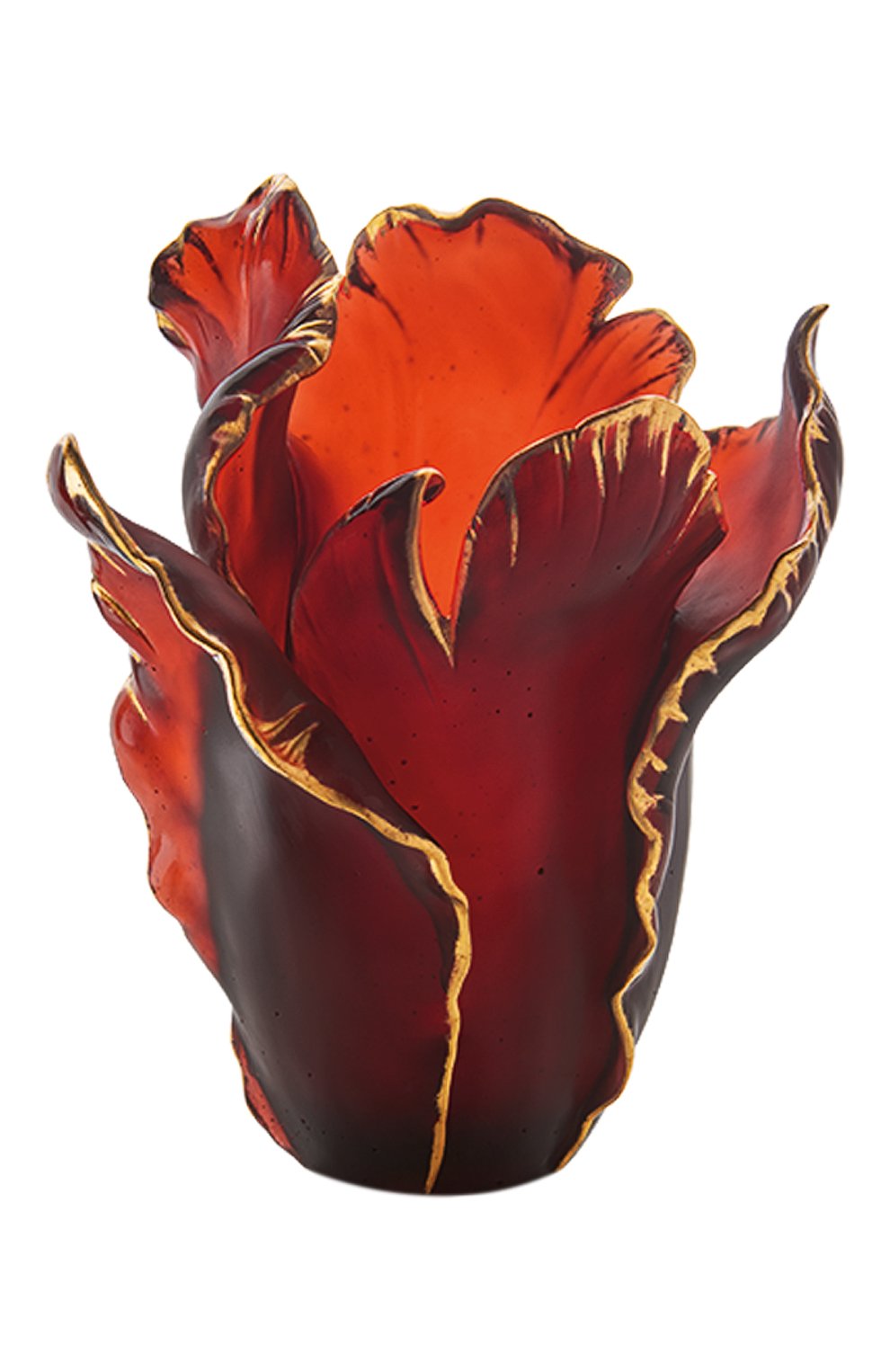 Ваза tulip  DAUM красного цвета, арт. 03574-11 | Фото 1 (Ограничения доставки: fragile-2)