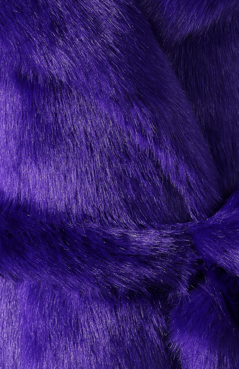 Фиолетовая шуба