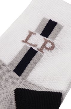 Детские хлопковые носки LA PERLA белого цвета, арт. 43871/1-2 | Фото 2 (Материал: Текстиль, Хлопок; Кросс-КТ: Носки)