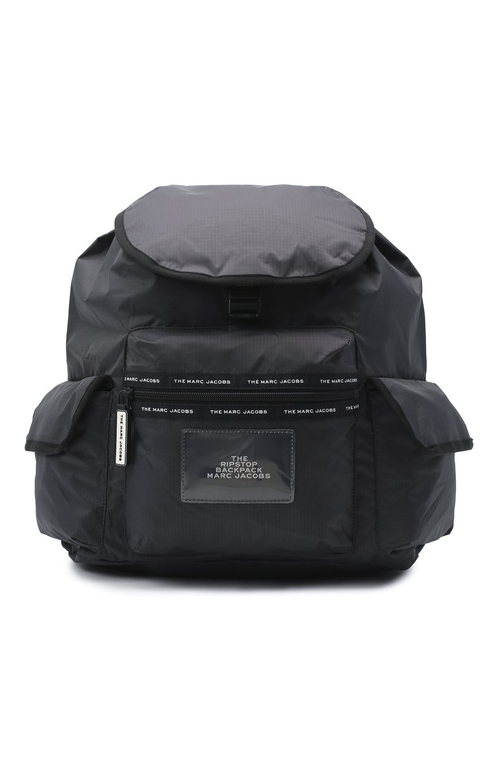Женский рюкзак MARC JACOBS (THE) серого цвета, арт. M0016263 | Фото 1 (Случай: Повседневный; Материал: Текстиль; Стили: Кэжуэл; Размер: large)