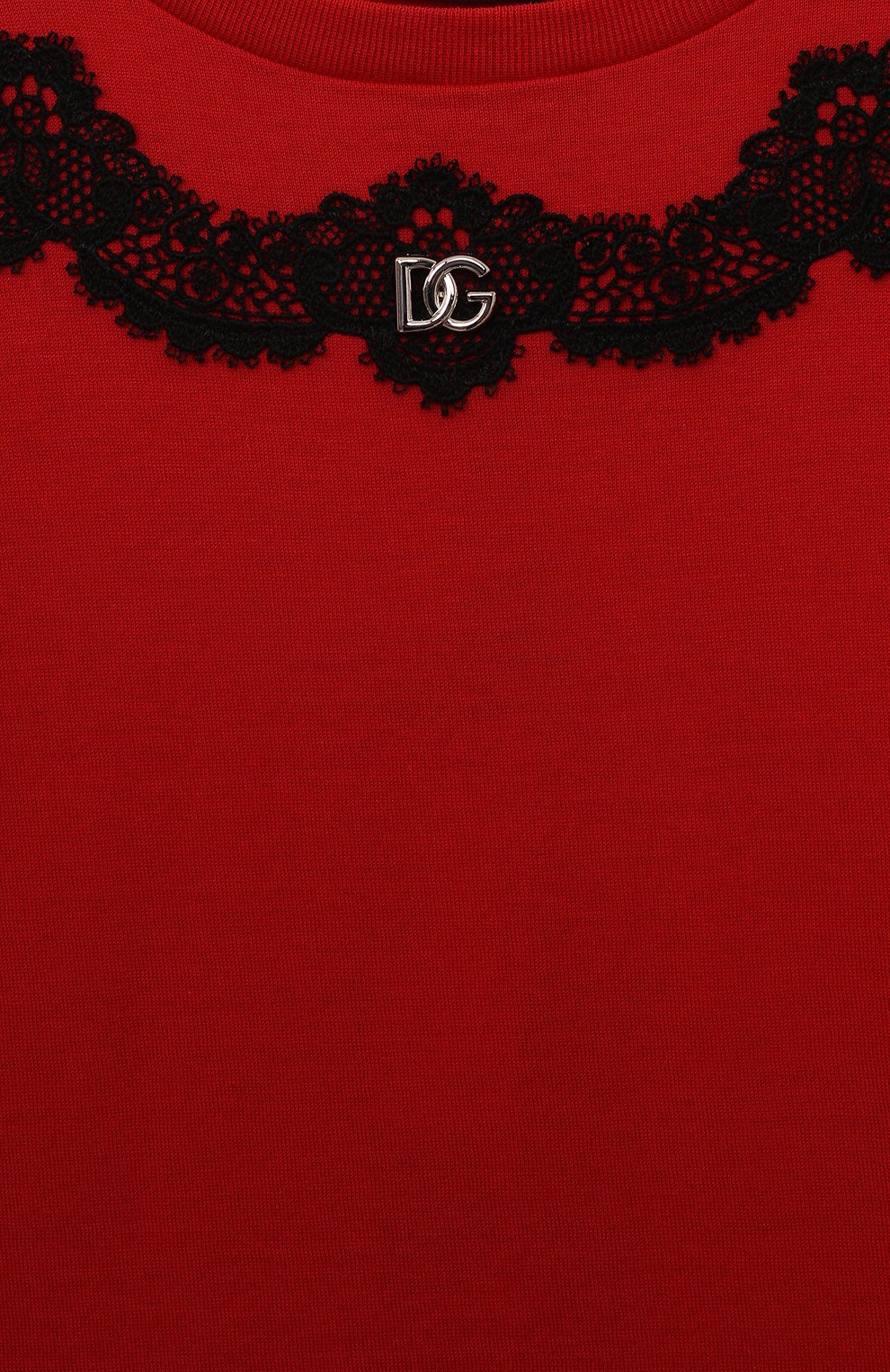 Хлопковая футболка Dolce & Gabbana L5JTKY/G7I4N/2-6 Фото 3