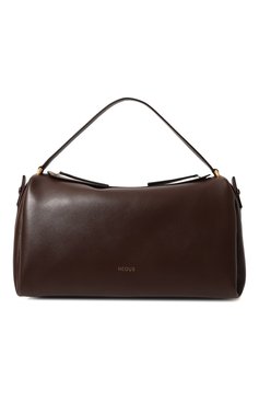 Женская сумка scorpius NEOUS темно-коричневого цвета, арт. 00017A23 | Фото 1 (Сумки-технические: Сумки-шопперы, Сумки top-handle; Материал: Натуральная кожа; Размер: large)