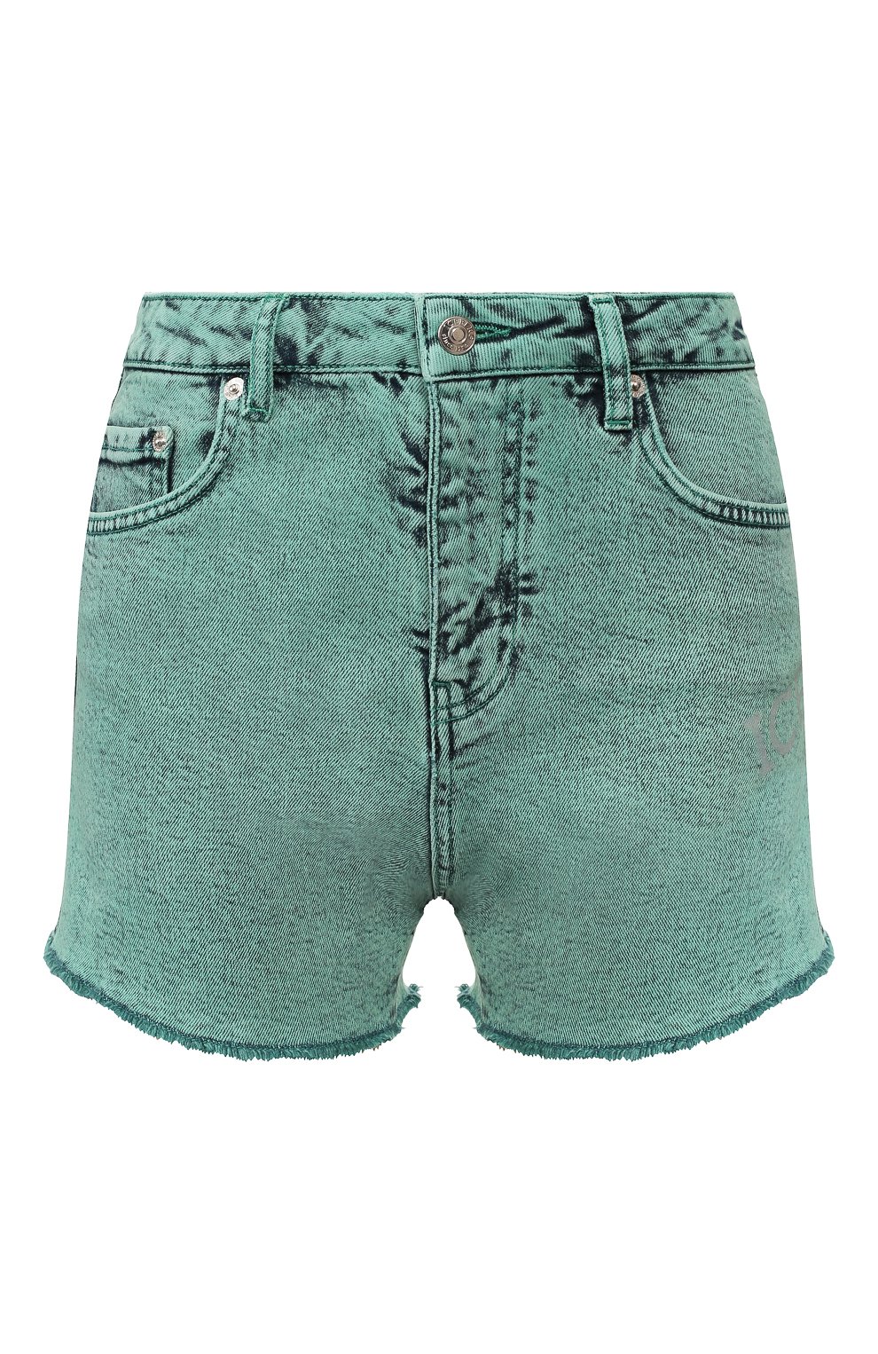 Женские зеленые джинсовые шорты ICEBERG купить в интернет-магазине ЦУМ,  арт. 20E I2P0/D102/6005