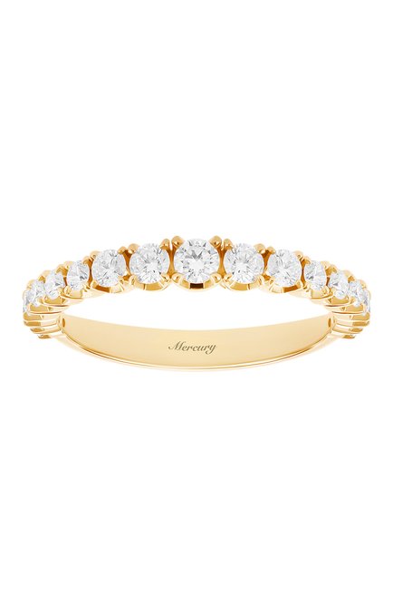 Женские кольцо MERCURY бесцветного цвета, арт. MR12881/RG/19RD | Фото 2 (Материал сплава: Розовое золото; Драгоценные камни: Бриллианты)