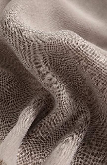 Женский хлопковый шарф aylit LORO PIANA серого цвета, арт. FAL1125 | Фото 2 (Материал: Текстиль, Хлопок; Региональные ограничения белый список (Axapta Mercury): RU)