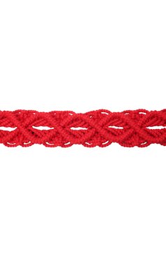 Женский текстильный пояс GIORGIO ARMANI красного цвета, арт. Y1I303/YRG4Y | Фото 3 (Материал: Текстиль; Материал сплава: Проставлено; Нос: Не проставлено)