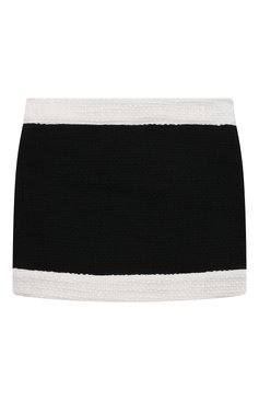 Детская хлопковая юбка DSQUARED2 черного цвета, арт. DQ1934/D0099 | Фото 2 (Случай: Повседневный; Материал сплава: П роставлено; Нос: Не проставлено; Материал внешний: Хлопок; Материал подклада: Вискоза)