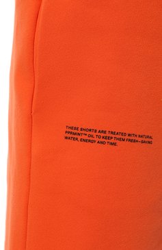 Мужского хлопковые шорты PANGAIA оранжевого цвета, арт. 365 Long Shorts | Фото 8 (Случай: Повседневный; Региональные ограничения белый список (Axapta Mercury): Не проставлено; Принт: С принтом; Нос: Не проставлено)