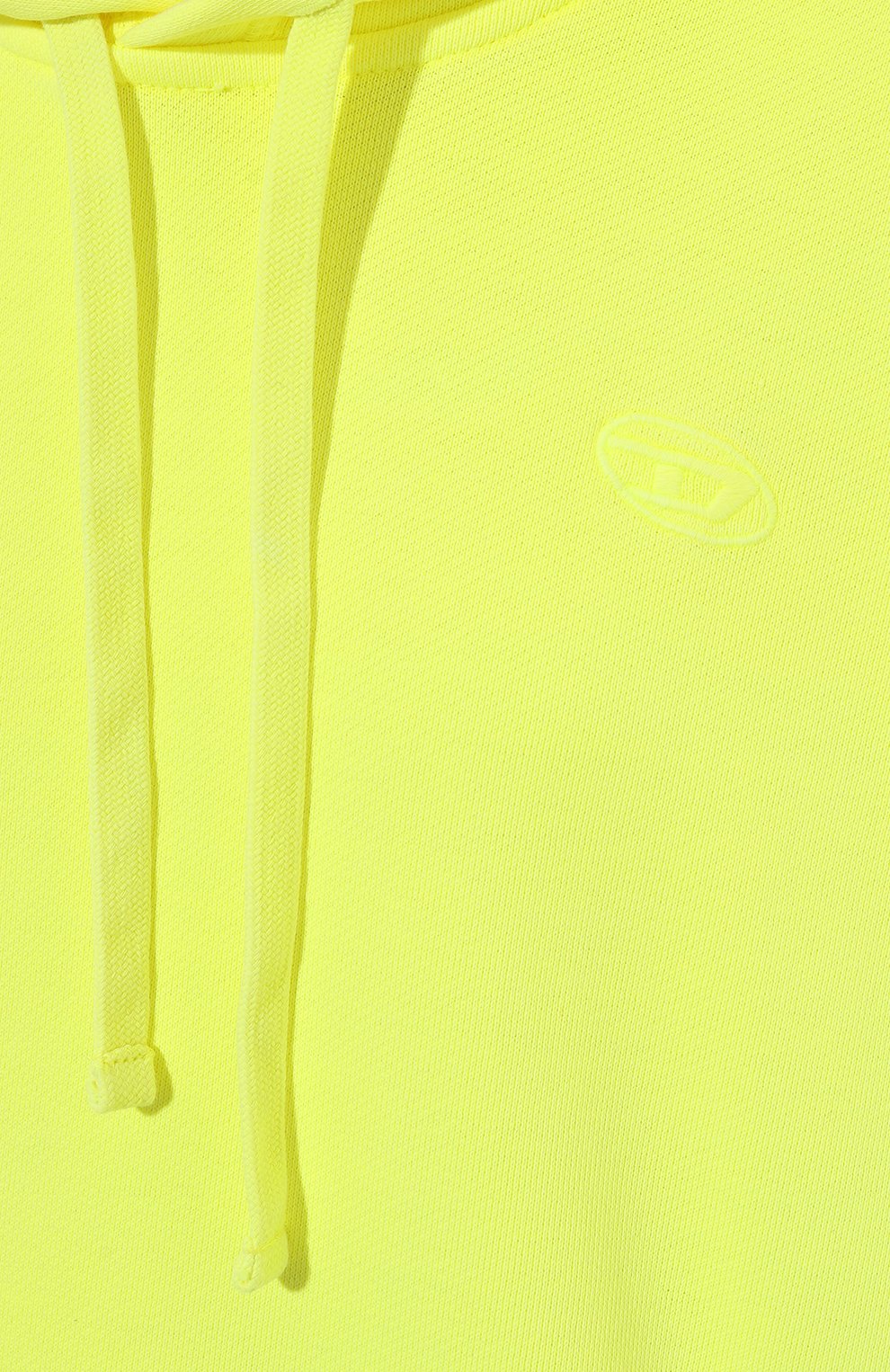 Женское платье DIESEL желтого цвета, арт. A08422/0AIJW | Фото 5 (Случай: Повседнев ный; Материал сплава: Проставлено; Стили: Спорт-шик; Драгоценные камни: Проставлено; Женское Кросс-КТ: Платье-одежда)