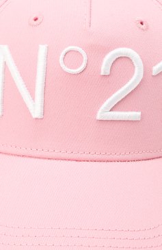 Детская хлопковая бейсболка N21 светло-розового цвета, арт. N2143F/N0041/N21F1U | Фото 3 (Материал: Текстиль, Хлопок)