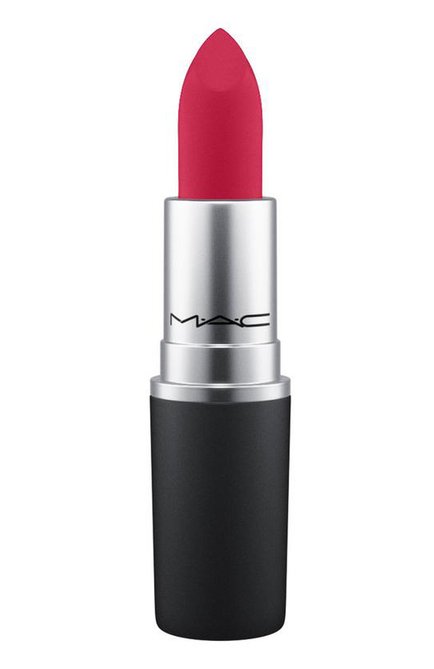 Губная помада powder kiss lipstick, оттенок shocking revelation (3g) MAC бесцветного цвета, арт. S4K0-21 | Фото 1