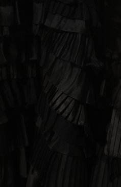 Женская шелковая юбка RALPH LAUREN черного цвета, арт. 915/IQC37/KQC37 | Фото 5 (Материал внешний: Шелк; Женское Кросс-КТ: Юбка-одежда; Материал сплава: Проставлено; Нос: Не проставлено; Длина Ж (юбки, платья, шорты): Макси; Драгоценные камни: Проставлено; Стили: Романтичный; Материал подклада: Шелк)