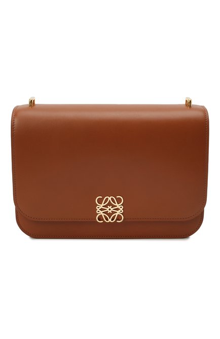 Женская сумка goya LOEWE светло-коричневого цвета, арт. A896N01X03 | Фото 1 (Материал: Натуральная кожа; Ремень/цепочка: На ремешке; Сумки-технические: Сумки через плечо; Размер: small)
