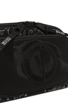 Мужская текстильная поясная сумка VERSACE JEANS COUTURE черного цвета, арт. 74YA4B72/ZS588 | Фото 3 (Случай: Повседневный; Размер: medium; Стили: Спорт-шик; Материал: Текстиль)