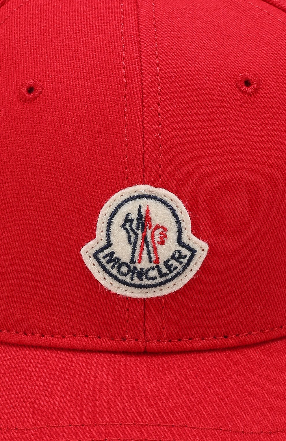 Мужской хлопковая бейсболка с логотипом бренда MONCLER красного цвета, арт. D1-091-00212-00-0212C | Фото 3 (Материал: Текстиль, Хлопок; Статус проверки: Проверено, Проверена категория)