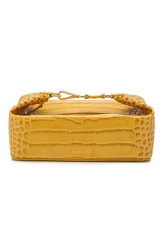 Женская сумка olivia REJINA PYO желтого цвета, арт. B26/LEATHER EMB0SS CR0C | Фото 5 (Сумки-технические: Сумки top-handle; Материал: Натуральная кожа; Размер: small)