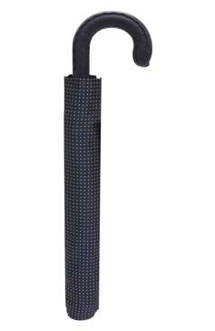 Мужской складной зонт PASOTTI OMBRELLI темно-синего цвета, арт. 64S/PUNT0/4/N36/T | Фото 4 (Материал: Текстиль, Синтетический материал, Металл)