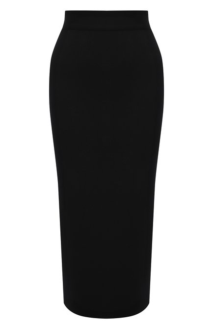 Женская юбка из вискозы DOLCE & GABBANA черного цвета по цене 151500 руб., арт. FXD41T/JBMS0 | Фото 1