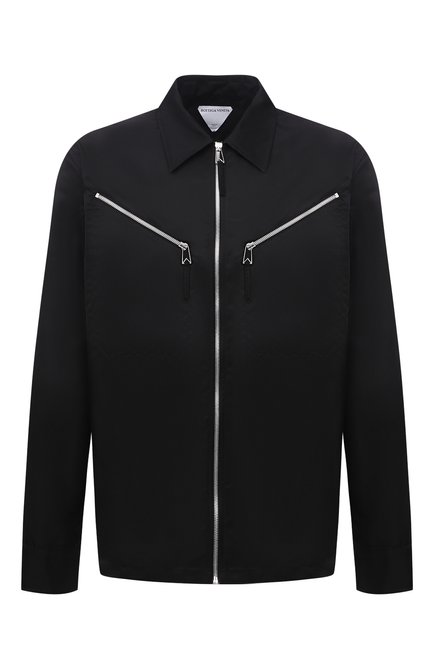 Мужская куртка BOTTEGA VENETA черного цвета по цене 134000 руб., арт. 666543/VKIL0 | Фото 1