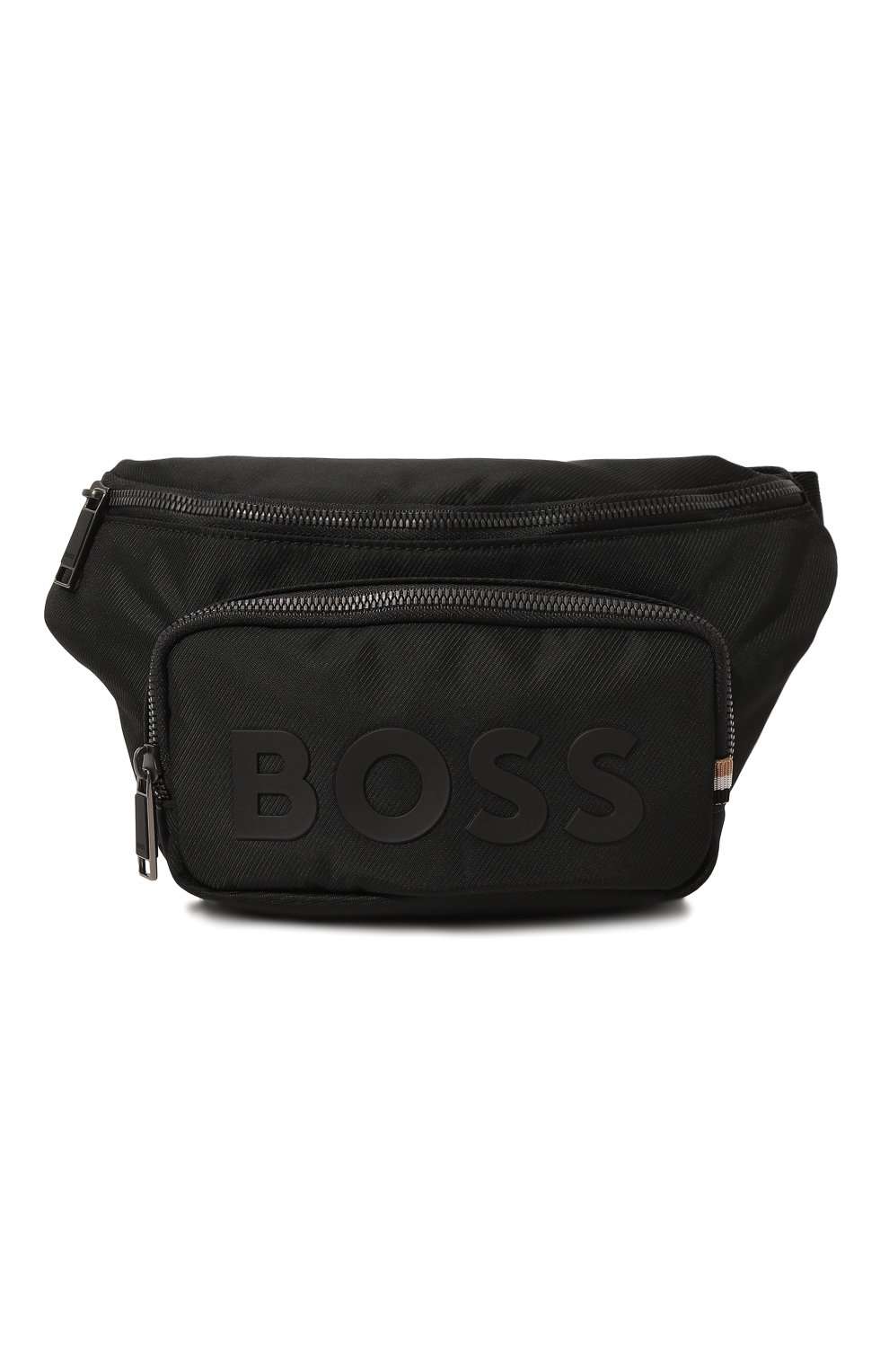 Текстильная поясная сумка BOSS 50498728, цвет чёрный, размер NS