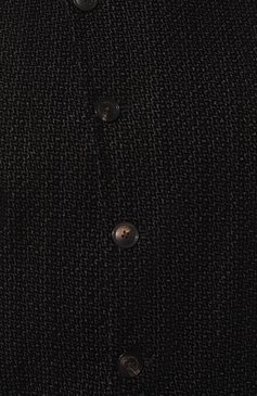 Мужской пиджак EMPORIO ARMANI черного цвета, арт. H41G57/E1056 | Фото 5 (Рукава: Длинные; Случай: Повседневный; Материал внешний: Синтетический материал; Длина (для топов): Стандартные; Материал сплава: Проставлено; 1-2-бортные: Однобортные; Пиджаки М: Прямой; Драгоценные камни: Проставлено; Стили: Минимализм)