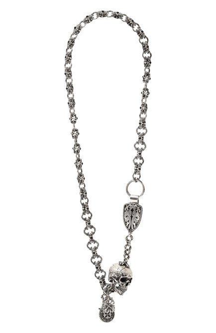 Мужского серебряная брючная цепь готика GL JEWELRY серебряного цвета, арт. M610002-S97-435 | Фото 1 (Материал: Серебро)