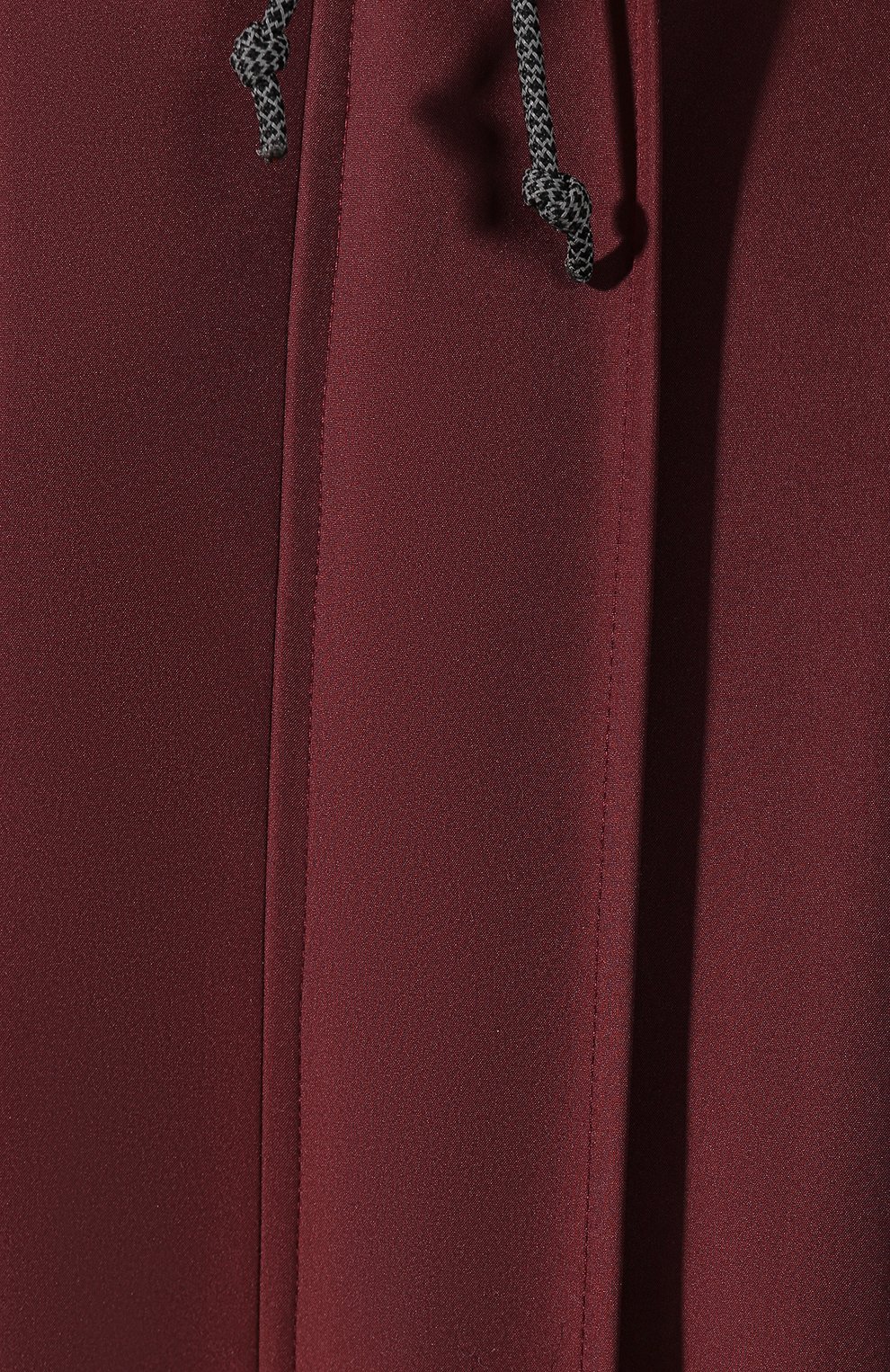 Женская куртка SUBTERRANEI бордового цвета, арт. I19subfw20-007 | Фото 5 (Кросс-КТ: Куртка, Ветровка; Рукава: Длинные; Длина (верхняя одежда): До середины бедра; Материал внешний: Синтетический материал; Статус проверки: Проверена категория)