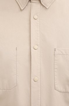 Мужская утепленная куртка-рубашка ASPESI бежевого цвета, арт. W0 I 7I29 9972 | Фото 5 (Кросс-КТ: Куртка; Материал утеплителя: Шерсть; Рукава: Длинные; Материал внешний: Синтетический материал; Мужское Кросс-КТ: утепленные куртки, Верхняя одежда; Длина (верхняя одежд�а): Короткие; Стили: Кэжуэл)