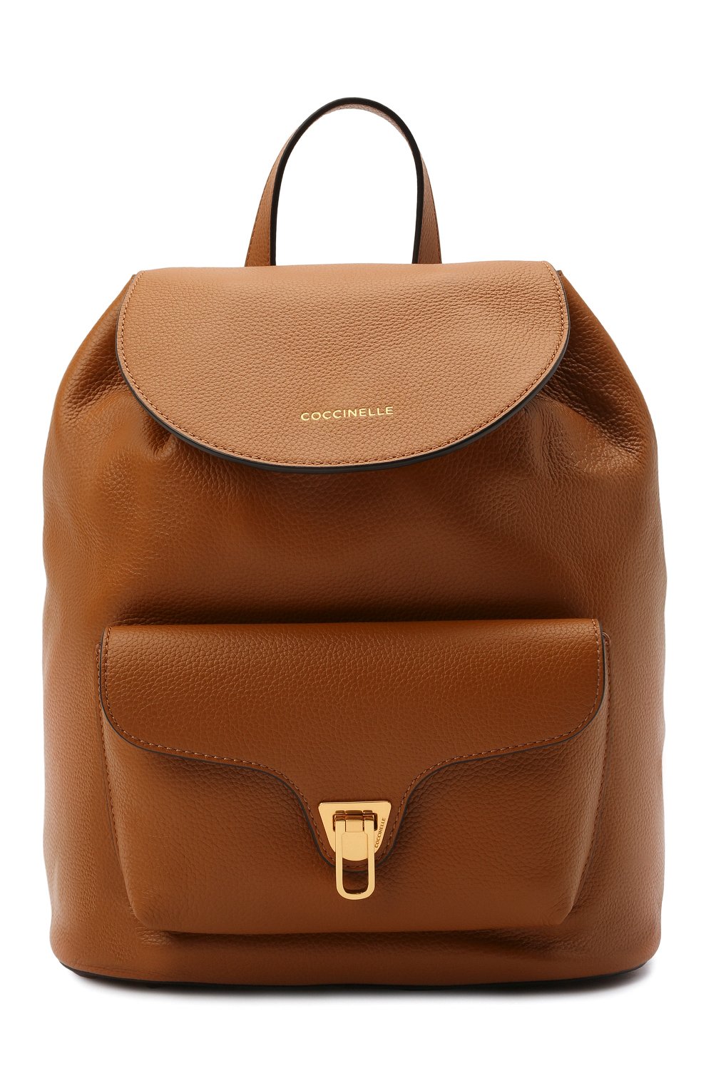 Женский рюкзак beat soft COCCINELLE коричневого цвета, арт. E1 IF6 14 01 01 | Фото 1 (Размер: medium; Материал: Натуральная кожа; Стили: Кэжуэл)