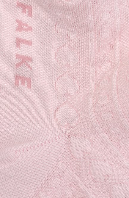 Детские хлопковые носки FALKE светло-розового цвета, арт. 12140 | Фото 2 (Материал: Хлопок, Текстиль; Статус проверки: Проверено, Проверена категория; Кросс-КТ: Школьные аксессуары, Носки; Региональные ограничения белый список (Axapta Mercury): RU)