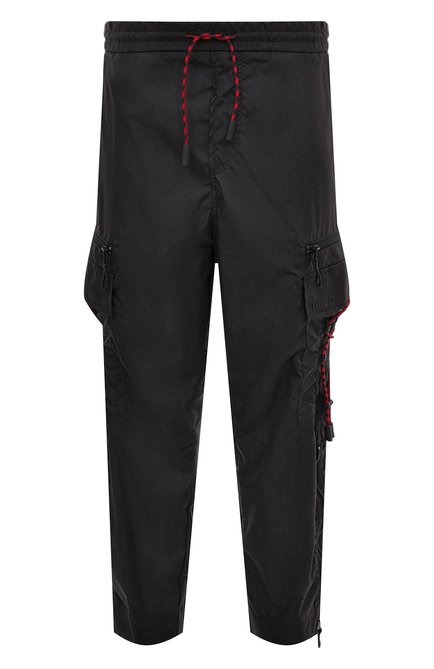 Мужские брюки-карго HUGO черного цвета по цене 27000 руб., арт. 50494485 | Фото 1