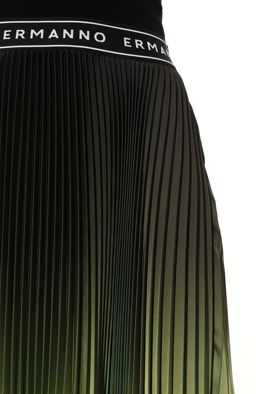 Женская плиссированная юбка ERMANNO FIRENZE зеленого цвета, арт. D42E0003 | Фото 5 (Женское Кросс-КТ: юбка-плиссе, Юбка-одежда; Региональные ограничения белый список (Axapta Mercury): Не проставлено; Материал внешний: Синтетический материал; Материал сплава: Проставлено; Длина Ж (юбки, платья, шорты): Миди; Драгоценные камни: Проставлено; Стили: Романтичный)