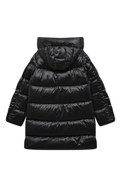 Детская утепленная куртка SAVE THE DUCK черного цвета, арт. J45510G/MILLIE/LUCK17/10-16 | Фото 2 (Рукава: Длинные; Кросс-КТ: Утепленный; Материал внешний: Синтетический материал; Материал сплава: Проставлено; Материал подклада: Синтетический материал; Драгоценные камни: Проставлено)