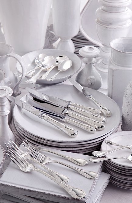 Вилка для рыбы marly silver plated CHRISTOFLE серебряного цвета, арт. 00038021 | Фото 2 (Ограничения доставки: fragile-2)