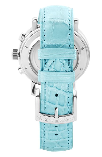 Женские часы elton john CHOPARD бесцветного цвета, арт. 178331-2002 | Фото 2 (Цвет циферблата: Другое; Материал корпуса: Сталь; Механизм: Автомат)