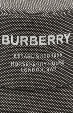 Мужская хлопковая панама BURBERRY серого цвета, арт. 8048769 | Фото 4 (Материал: Текстиль, Хлопок)