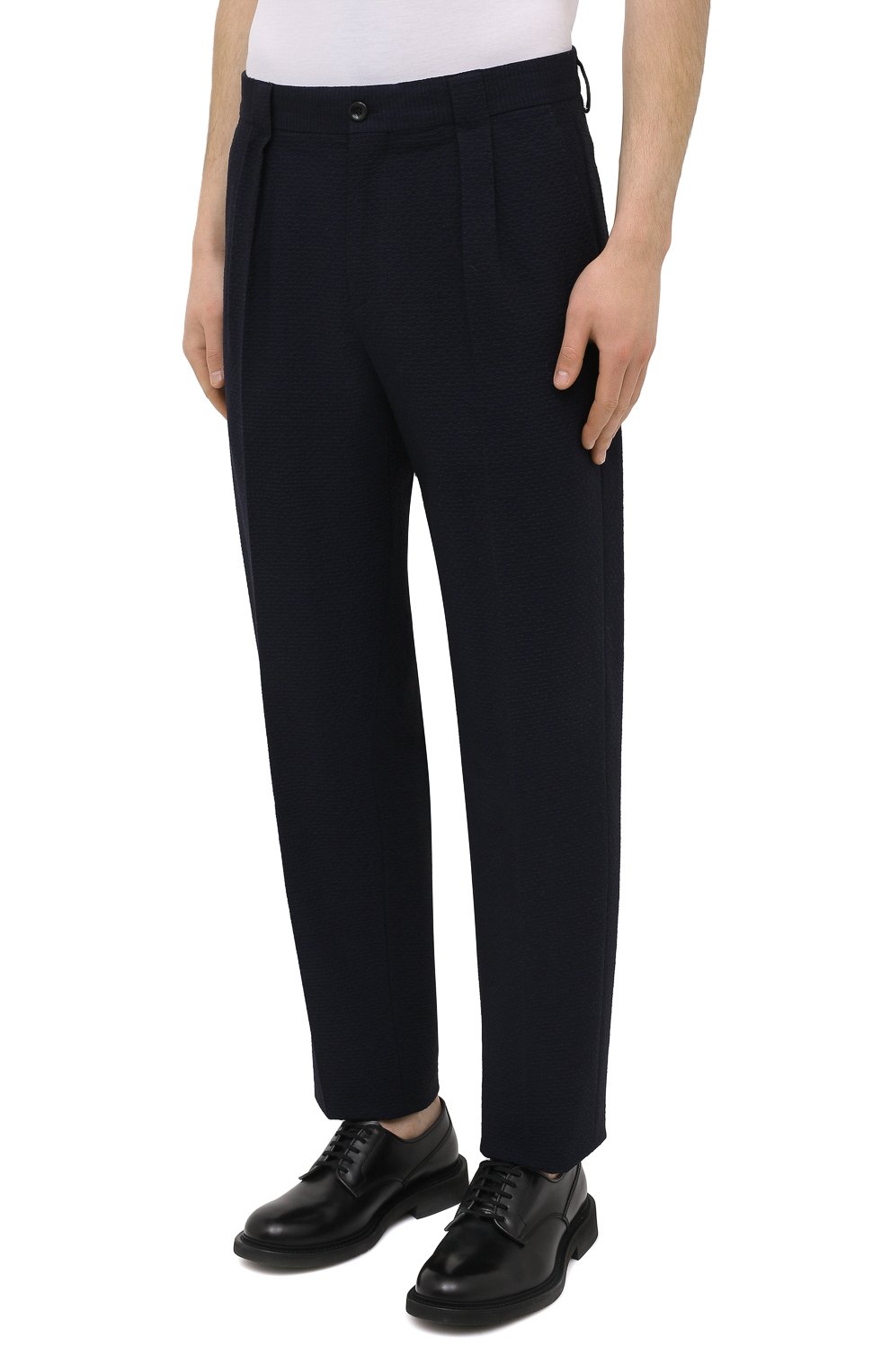 Хлопковые брюки Giorgio Armani  1SGPP0GS/T02EP Фото 3