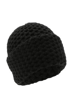 Женская кашемировая шапка INVERNI черного цвета, арт. 4232 CM | Фото 1 (Материал: Текстиль, Кашемир, Шерсть)