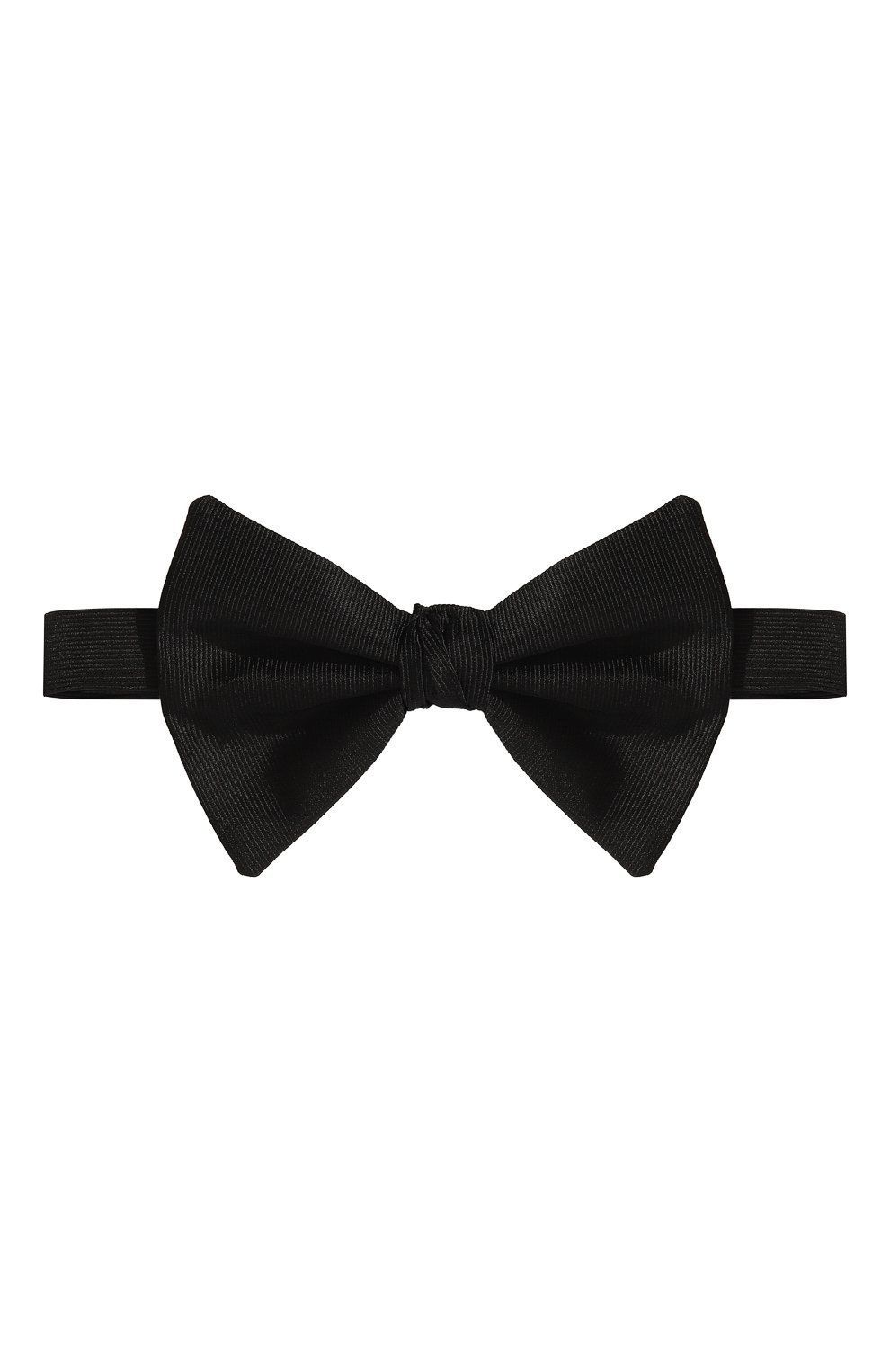 Мужской шелковый галстук-бабочка GIORGIO ARMANI черного цвета, арт. 360100/8P999 | Фото 1 (Материал: Текстиль, Шелк)