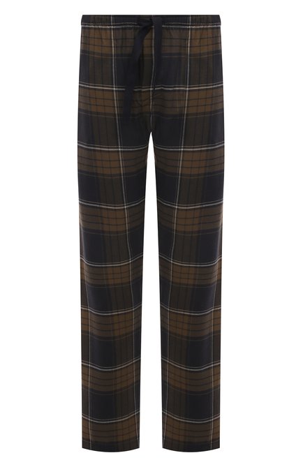 Мужские домашние брюки из хлопка и шерсти ZIMMERLI коричневого цвета по цене 29550 руб., арт. 4600-75180 | Фото 1