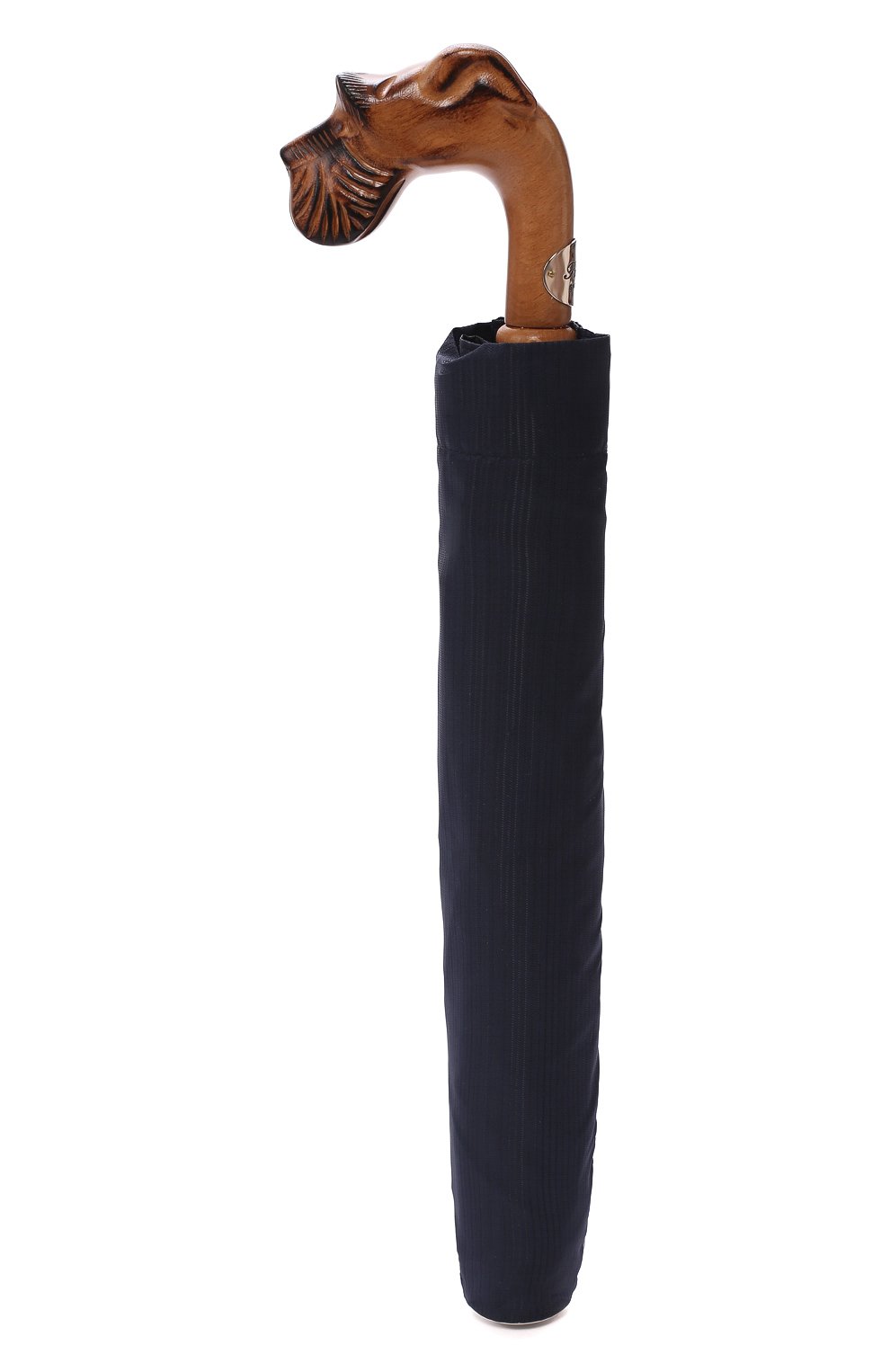 Мужской складной зонт PASOTTI OMBRELLI темно-синего цвета, арт. 64S/RAS0 0XF0RD/14/N49 | Фото 4 (Материал: Текстиль, Синтетический материал, Металл)