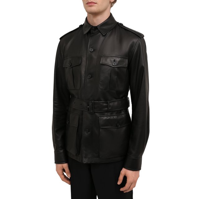 фото Кожаная куртка ralph lauren