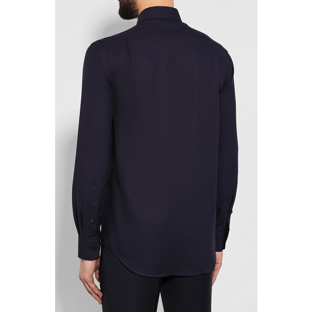 фото Рубашка из смеси хлопка и кашемира ralph lauren