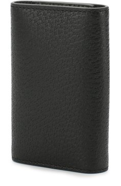 Мужская кожаный футляр для ключей GUCCI черного цвета, арт. 435297/DJ21T | Фото 2 (Материал: Натуральная кожа; Статус проверки: Проверена категория)