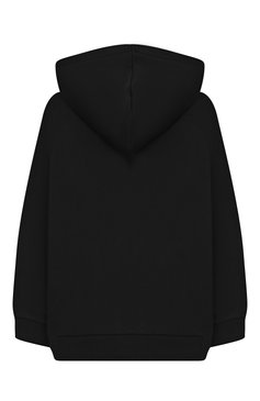 Детский хлопковый кардиган с капюшоном BALMAIN черного цвета, арт. 6L4020/LX170/4-10 | Фото 2 (Рукава: Длинные; Материал внешний: Хлопок; Мальчики Кросс-КТ: Толстовка-спорт; Статус проверки: Проверена категория)