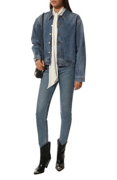 Женские кожаные казаки lamsy ISABEL MARANT черного цвета, арт. LAMSY/B00194-00M013S | Фото 2 (Женское Кросс-КТ: Казаки-ботинки; Каблук высота: Высокий; Материал внутренний: Натуральная кожа; Региональные ограничения белый список (Axapta Mercury): RU; Каблук тип: Устойчивый; Материал утеплителя: Без утеплителя; Подошва: Плоская; ширина носка стельки: 7,5, 7,8, 8,3; высота каблука: 8,5, 8, 9; толщина подошвы: 0,5)