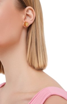 Женские серьги VALENTINO золотого цвета, арт. VW2J0G35/MET | Фото 2 (Материал: Металл)