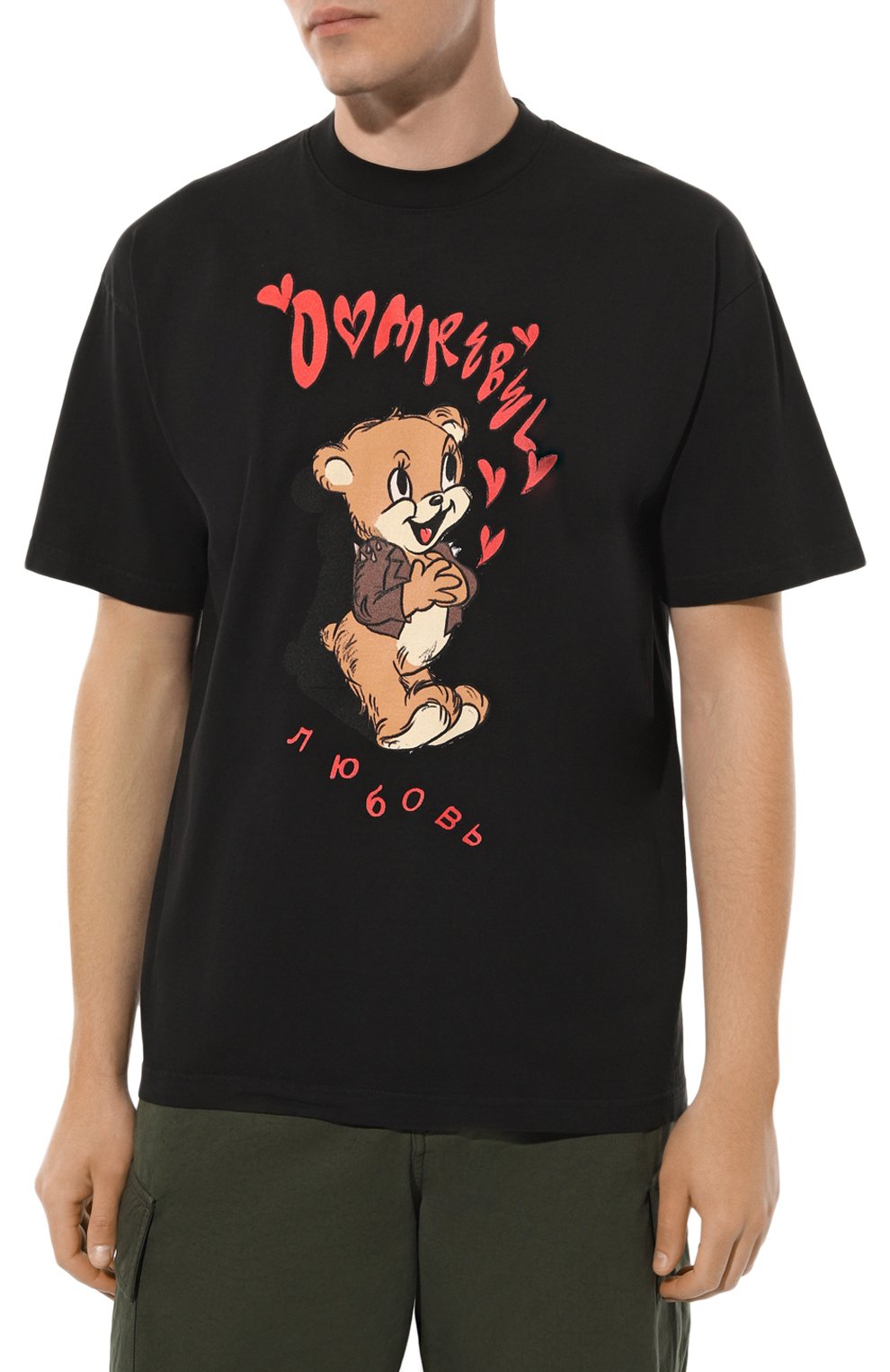 Хлопковая футболка DOMREBEL  B00M B00M/T-SHIRT Фото 3